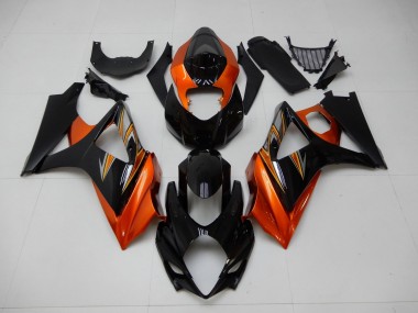 Buy 2007-2008 Orange Black Suzuki GSXR 1000 K7 Motor Fairings UK