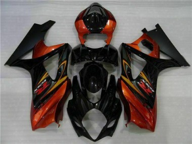 Buy 2007-2008 Black Suzuki GSXR 1000 K7 Motorcycle Fairing Kit UK