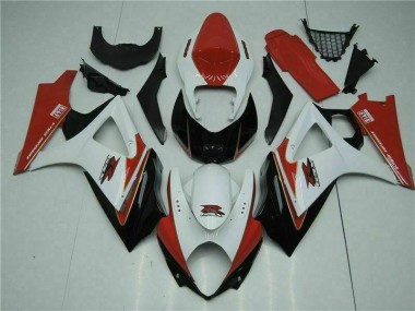 Buy 2007-2008 Red White Suzuki GSXR 1000 K7 Motorcycle Bodywork UK