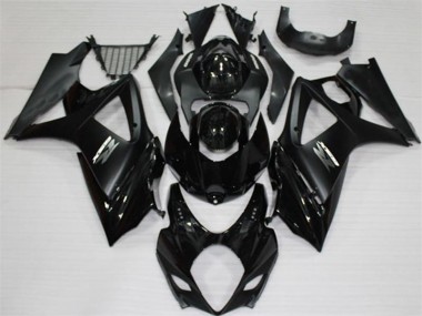 Buy 2007-2008 Black Suzuki GSXR 1000 K7 Motorcycle Replacement Fairings UK