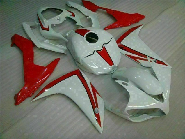 Buy 2007-2008 White Red Yamaha YZF R1 Motorbike Fairing UK