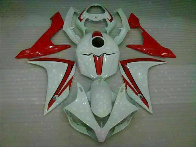 Buy 2007-2008 White Red Yamaha YZF R1 Motorbike Fairing UK