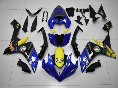 Buy 2007-2008 Blue Shark Yamaha YZF R1 Motorcycle Fairing Kit UK