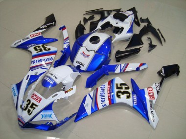 Buy 2007-2008 Blue Stickers Yamaha YZF R1 Motorcycle Fairings UK