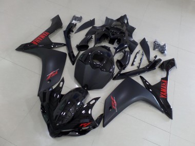 Buy 2007-2008 Matte Black Red Yamaha YZF R1 Motorbike Fairing UK