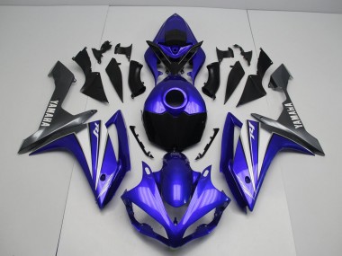 Buy 2007-2008 Blue White Yamaha YZF R1 Bike Fairing Kit UK