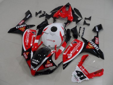 Buy 2007-2008 Red Black Stickers Yamaha YZF R1 Motorcycle Bodywork UK