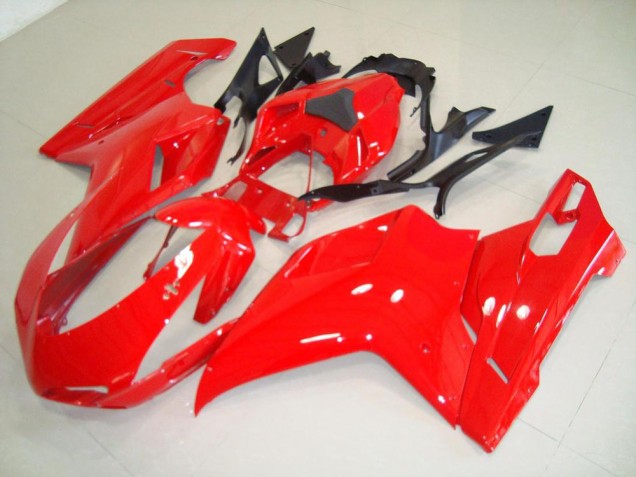 Buy 2007-2014 Red Ducati 848 1098 1198 Motorbike Fairing Kits UK