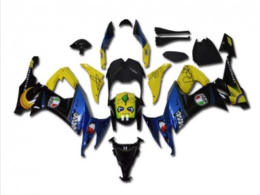 Buy 2008-2010 Blue Shark Kawasaki ZX10R Bike Fairings UK