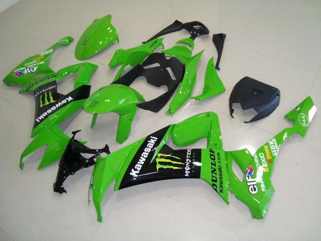 Buy 2008-2010 Green Monster Kawasaki ZX10R Motor Bike Fairings UK