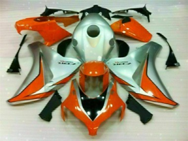 Buy 2008-2011 Silver Orange Honda CBR1000RR Bike Fairings UK