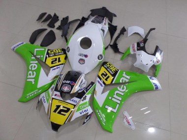 Buy 2008-2011 Green Linear 12 Honda CBR1000RR Moto Fairings UK