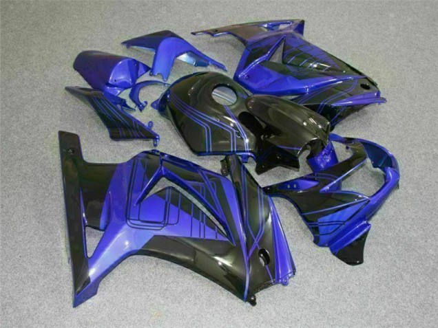 Buy 2008-2012 Black Blue Kawasaki EX250 Bike Fairing Kit UK