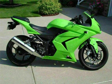 Buy 2008-2012 Green Kawasaki EX250 Motorcycle Fairings Kits UK