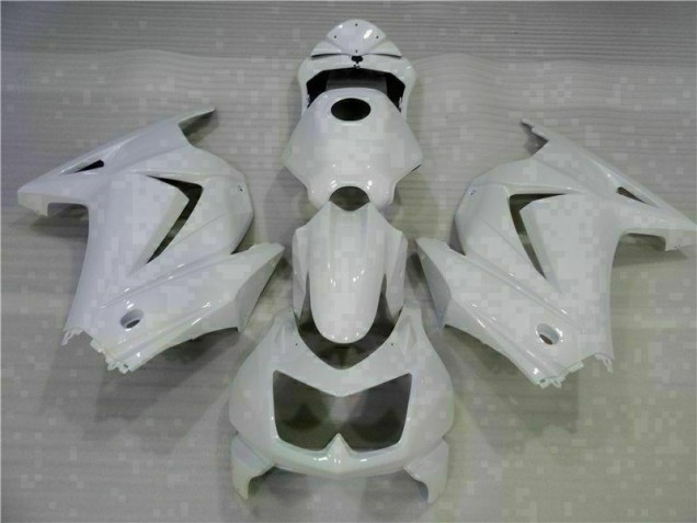 Buy 2008-2012 White Kawasaki EX250 Motorcycle Replacement Fairings UK