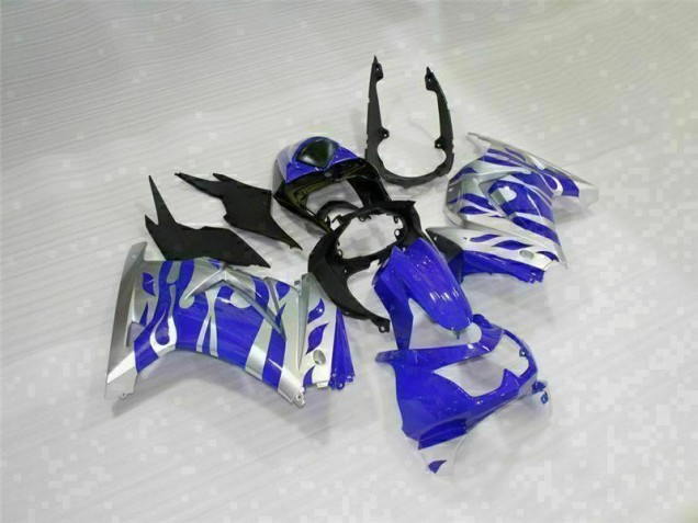 Buy 2008-2012 Black Blue Kawasaki EX250 Replacement Fairings UK