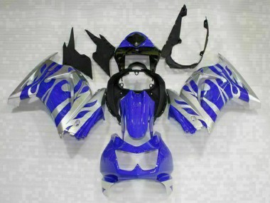 Buy 2008-2012 Black Blue Kawasaki EX250 Replacement Fairings UK