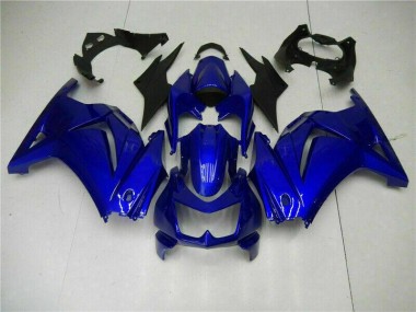 Buy 2008-2012 Glossy Blue Kawasaki EX250 Motorcycle Fairings Kit UK