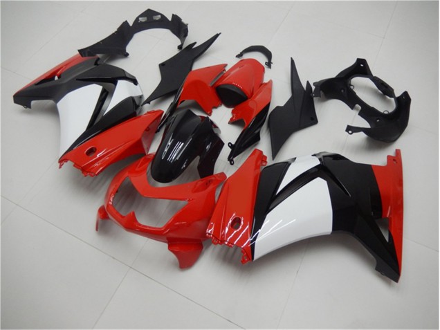 Buy 2008-2012 Red Black White Kawasaki EX250 Motorcycle Fairings UK