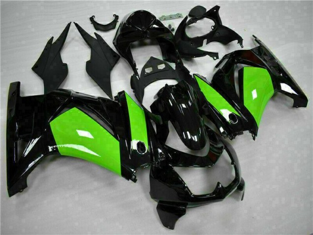 Buy 2008-2012 Black Green Kawasaki EX250 Motorbike Fairings UK