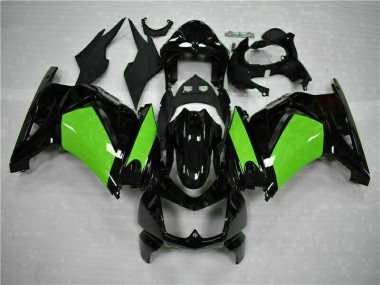 Buy 2008-2012 Black Green Kawasaki EX250 Motorbike Fairings UK