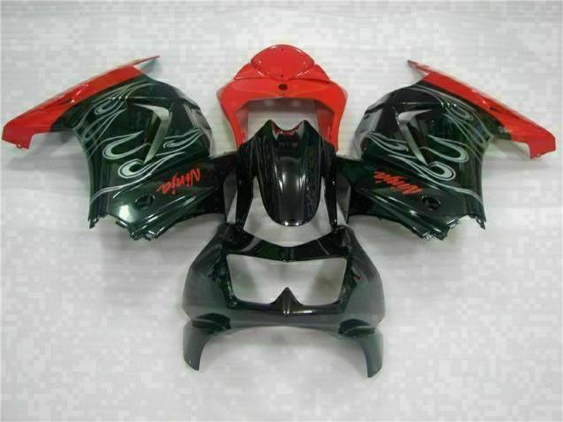 Buy 2008-2012 Black Red Ninja Kawasaki EX250 Motorcycle Fairing UK