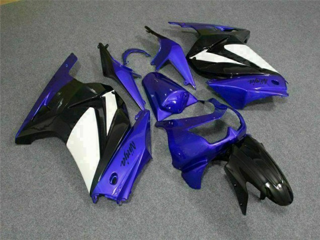 Buy 2008-2012 Blue White Black Ninja Kawasaki EX250 Motorbike Fairing UK