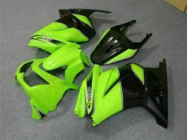 Buy 2008-2012 Green Black Ninja Kawasaki EX250 Motor Bike Fairings UK