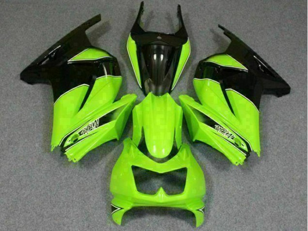 Buy 2008-2012 Green Black Ninja Kawasaki EX250 Motor Bike Fairings UK