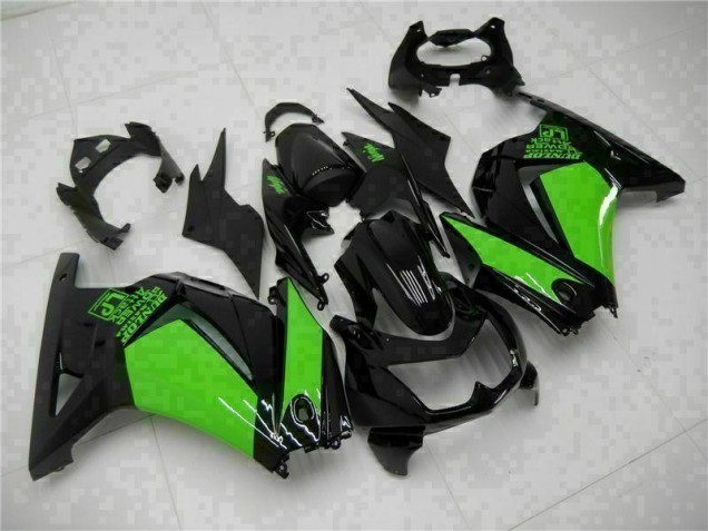 Buy 2008-2012 Black Green Ninja Kawasaki EX250 Motorcycle Bodywork UK