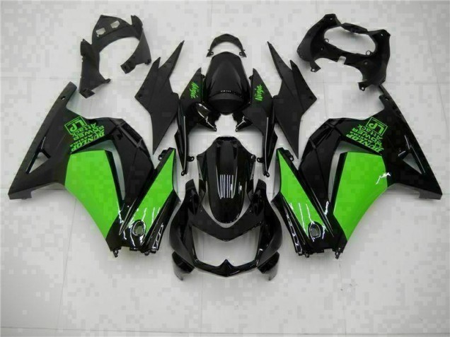 Buy 2008-2012 Black Green Ninja Kawasaki EX250 Motorcycle Bodywork UK