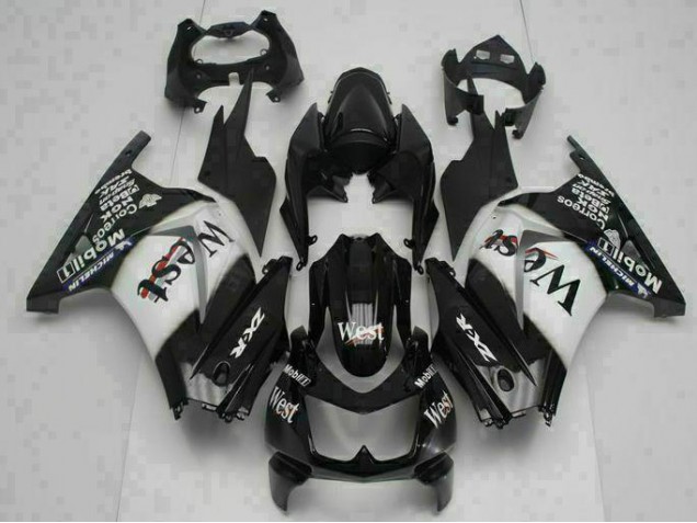 Buy 2008-2012 Black West Kawasaki EX250 Motorcycle Fairings Kits UK