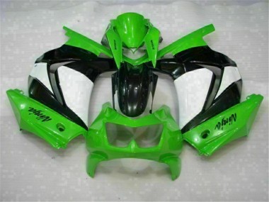 Buy 2008-2012 Green Black Ninja Kawasaki EX250 Moto Fairings UK