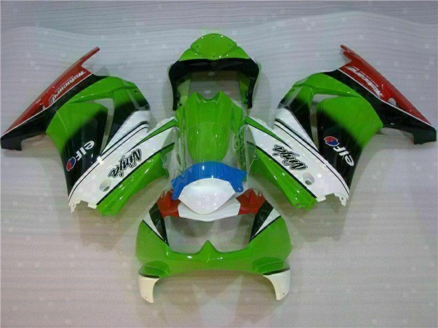 Buy 2008-2012 White Green Black Ninja Kawasaki EX250 Motorbike Fairing UK