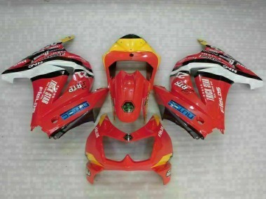 Buy 2008-2012 Red Yellow Kawasaki EX250 Motorcycle Fairing Kit UK