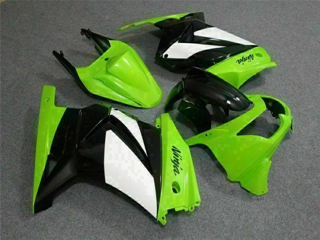 Buy 2008-2012 Green Black Ninja Kawasaki EX250 Replacement Motorcycle Fairings UK