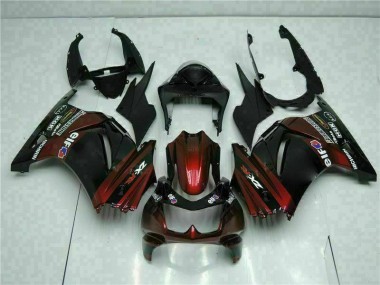 Buy 2008-2012 Black Kawasaki EX250 Bike Fairing Kit UK