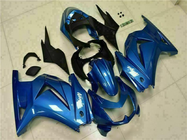 Buy 2008-2012 Blue Black White Ninja Kawasaki EX250 Moto Fairings UK