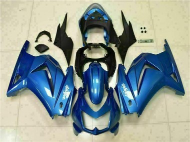 Buy 2008-2012 Blue Black White Ninja Kawasaki EX250 Moto Fairings UK