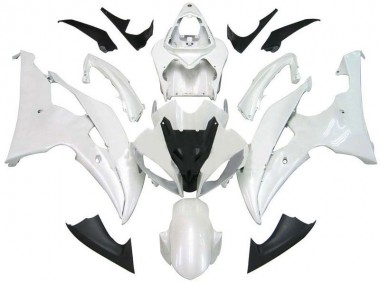 Buy 2008-2016 Pearl White Yamaha YZF R6 Bike Fairings UK