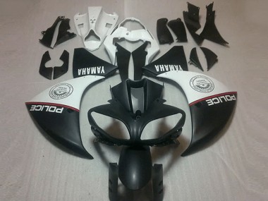 Buy 2009-2011 Matte Black White Yamaha YZF R1 Bike Fairing UK