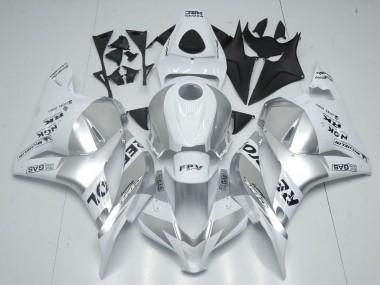 Buy 2009-2012 White Silver Repsol Honda CBR600RR Bike Fairing Kit UK