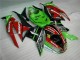 Buy 2009-2012 Black Red Green Motorcard Kawasaki ZX6R Motor Fairings UK