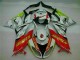 Buy 2009-2012 White Red H. Energy Kawasaki ZX6R Motorcycle Fairings Kit UK