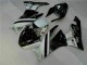 Buy 2009-2012 Black White 3M Touch4 Kawasaki ZX6R Motorcycle Fairing Kits UK