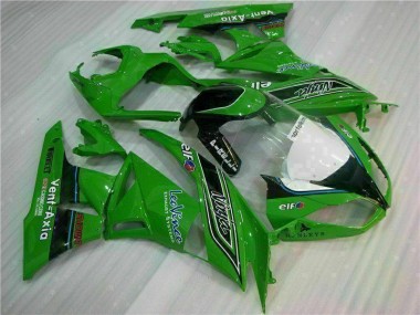 Buy 2009-2012 Green Black LeoVince Kawasaki ZX6R Motorcycle Fairing Kit UK