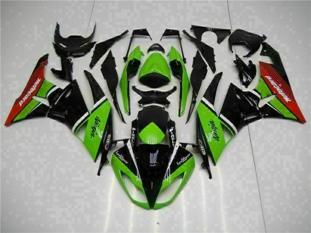 Buy 2009-2012 Green Black Red Kawasaki ZX6R Bike Fairing UK