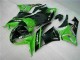 Buy 2009-2012 Green Black Kawasaki ZX6R Motor Bike Fairings UK