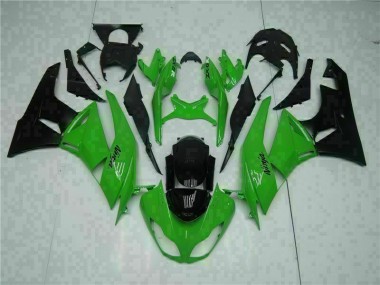 Buy 2009-2012 Black Green Kawasaki ZX6R Motorcycle Bodywork UK