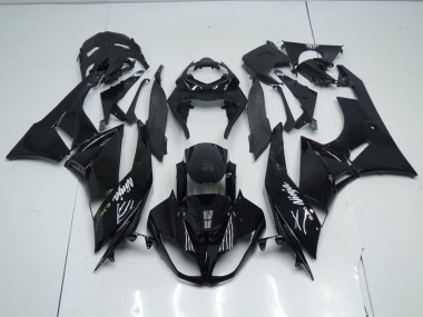 Buy 2009-2012 Black OEM Style Kawasaki ZX6R Motor Bike Fairings UK